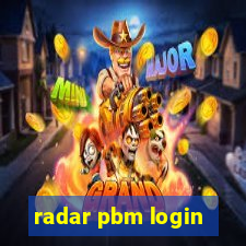 radar pbm login